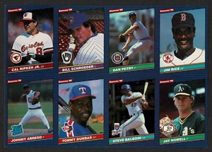 Donruss 1986 prueba sin cortar 8 paneles, Orioles' Cal Ripken - Imagen 1 de 2