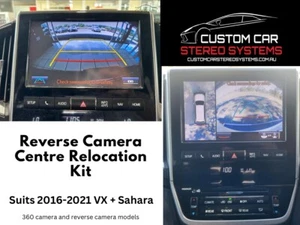 Centre Camera Relocation Kit - Suits Toyota 200 Series LC200 VX + Sahara 18-21 - Picture 1 of 1
