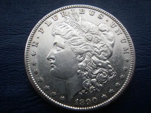 1890"S" MORGAN $-BU/MS+++LUSTROUS, EXCELLENT DETAILS, PREMIUM VALUED, EYE APPEAL - Picture 1 of 9