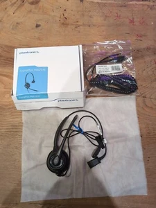 Plantronics SupraPlus HW251N Black Headband Headsets - Zdjęcie 1 z 5