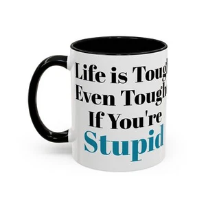 Accent Coffee Mug - Perfect Gift for Tough Times and Tougher People - Imagen 1 de 33