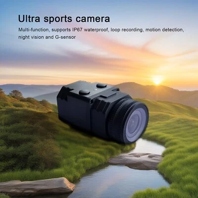 Waterproof SLL1 Action Camera f/1.0 1/1.7'' Large Sensor Night Vision Camcorder - Image 1 of 4