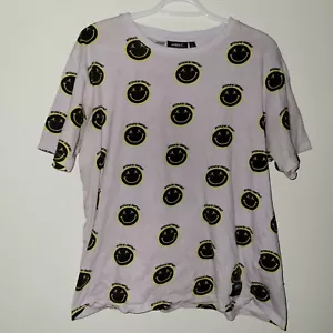 Camisa WESC Superlative Conspiracy para hombre talla grande para mujer talla XL gris - Imagen 1 de 6
