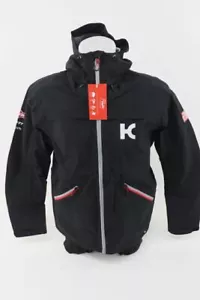 NEW! Katusha Team Cycling Rain Jacket Men's Small Black - Picture 1 of 5