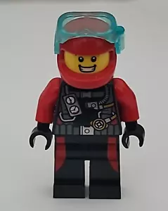 Lego cty0764 Beachgoer Scuba Diver Minifigure Town/City - Picture 1 of 3