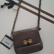 LANVIN Mini Happy Bag Brown Shouler Bag with Chain NEW for Present From Japan