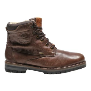 BUGATTI Lace-Up Boots Brown Synthetic Mens UK 7.5 - Picture 1 of 6