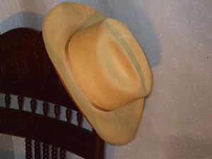 Men's Stetson Premier Genuine Panama Straw Hat - Size 7 1/4 - Great Shape - Picture 1 of 9