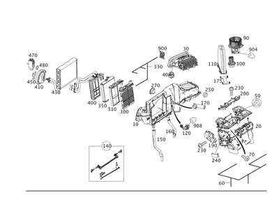 Подлинная воздуходувка Mercedes-Benz 204-820-02-08 - Изображение 1 из 2