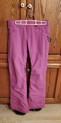Burton Dryride Snowboard Pants Womens Xtra Small Dark Pink Vented Ski Snow - Image 1 of 4