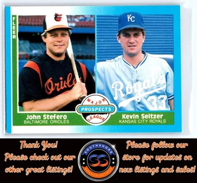 John Stefero / Kevin Seitzer Rookie 1987 Fleer #652 - Image 1 of 2