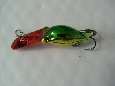 Luhr Jensen Hot Shot #50 rojo metálico/verde/oro - nunca pescado Foto 1 de 4