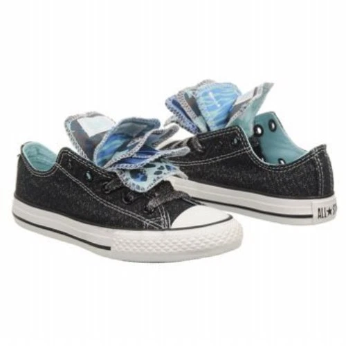 ZAPATILLAS JUNIOR CONVERSE *CTAS MULTI LENGÜETA OX* NEGRO BRILLO/AZUL TALLA JR 11 M Foto 1 de 1