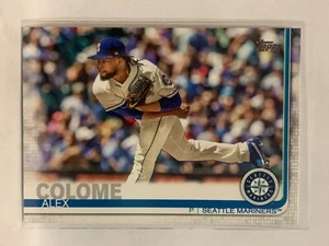 #220 Alex Colome Seattle Mariners 2019 Topps Series One Baseball Card - Picture 1 of 2