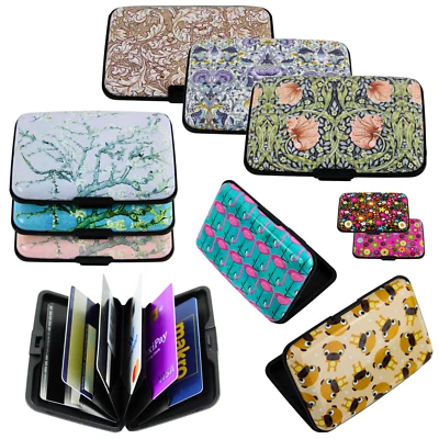 CRAFT 4 YOU Aluminium Card Holder with RFID Blocking, Hard Case Block Theft ID Credit Card