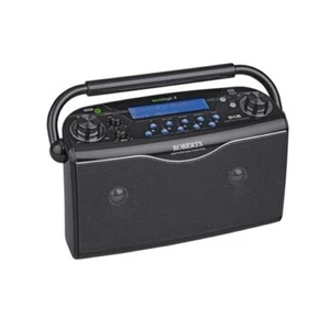 Roberts Ecologic 4 DAB FM RDS Digital Stereo Radio Portable Handle Black U NABC - Picture 1 of 5