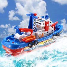 24cm Feuerlöschboot Wasserspielzeug Feuerwehrboot Baby Badespielzeug Batterie C