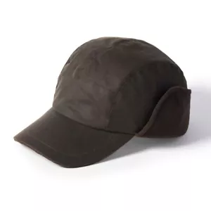 Failsworth Lumber Wax Earflap Baseball Cap Black or Olive Sized - Picture 1 of 5