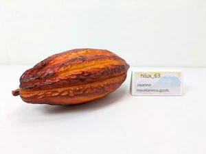 Inedible cacao pod cacao fruit cut food sample replica sample fake Dont Eat - Picture 1 of 24