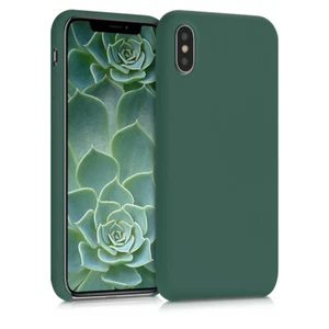 Silicone Case for Apple iPhone X - TPU Rubberized Cover - Picture 1 of 7