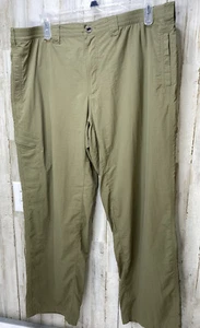 Pantalones de nailon verde pesca Exofficio para hombre talla 40-42" x 32 RN79137 X6 - Imagen 1 de 8