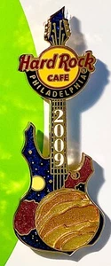 2009 HARD ROCK CAFE PHILADELPHIA SOLAR SYSTEM GITARRENSERIE #4 LE PIN - Bild 1 von 1