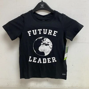 DSG Youth Boys Graphic Tee T-Shirt Pure Black Future Leader Size 2XS-XL DAB21108 - Picture 1 of 5