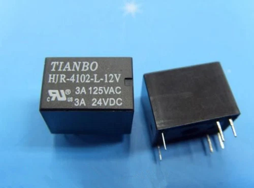 50pcs 6pins 12V HJR-4102-L-12V 3A 125VAC 24VDC Relay - Image 1 of 1