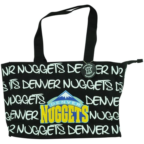 NBA Robin Ruth Denver Nuggets Medium Tote Hand Bag Glitter Women Ladies Purse Cover