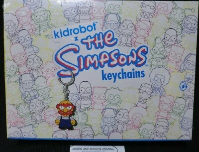 KIDROBOT SIMPSONS 钥匙链 塑料塑像盒 展示 20 件 盲盒 全新 未拆封 — 第 1/4 张图片