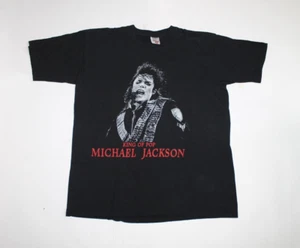 Vintage 90s Michael Jackson Shirt King Of Pop Rock Disco Men's Tee Extra Large - Picture 1 of 5