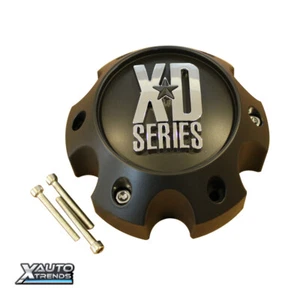 KMC XD Series 796 797 798 Matte Flat Black 6 Lug Wheel Center Cap 1079L140 FORD - Picture 1 of 1