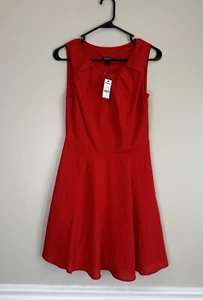 Express Dress Women’s 4 Small S Red NWT New Holiday - Picture 1 of 6