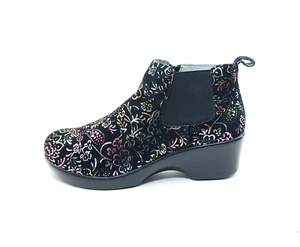 Alegria Ever Metal Chelsea Booties Paisley Floral Womens EUR 39/US 8.5 - Picture 1 of 7