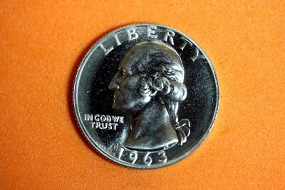 1963 Proof Washington Quarter #M17169 - Image 1 of 2