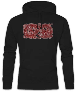 Jörmungandr II Hoodie Sweatshirt Sea Serpent Valhalla Thor Odin Viking Vikings - Picture 1 of 1