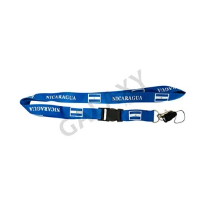 Nicaragua Schlüsselband / Nicaragua Flagge Lanyard - Bild 1 von 4
