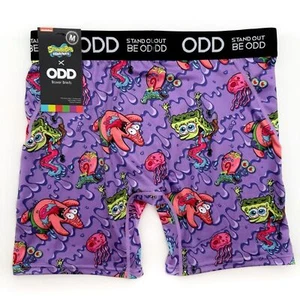 Calzoncillos boxer Odd Sox Bob Esponja ropa interior para hombre mediano Nickelodeon Zombie púrpura - Imagen 1 de 5
