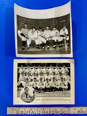 Fotos del equipo de béisbol 1936 Minneapolis Millers WCCO RADIO colección Blondy Ryan Foto 1 de 4