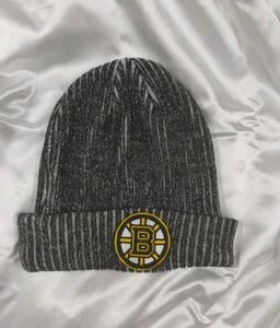 Boston Bruins Cuffed Beanie Winter Hat Cap Double Sided Fanatics  - Picture 1 of 3