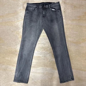 Buffalo David Bitton Men’s Jeans 32x32 Black Grey Slim Stretch - Picture 1 of 16