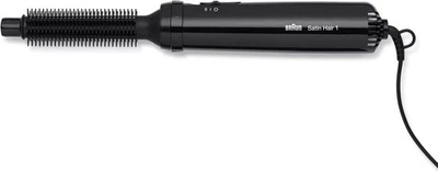Braun Satin Hair 1 Warmluft Lockenbuerste AS110 Rundbuerste 200W schwarz
