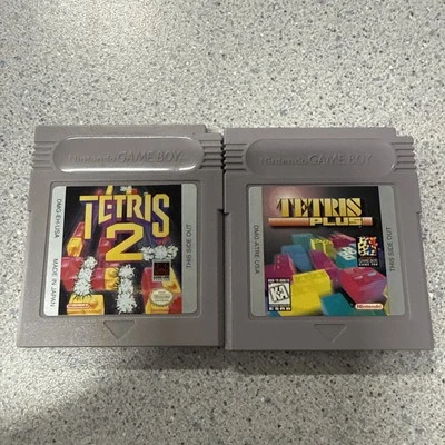 Tetris Plus & Tetris 2 Nintendo Game Boy 1997 Cartridge Only Shipping Authentic - Image 1 of 4