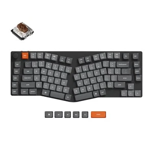 Clavier mécanique sans fil Keychron K15 Max Alice, QWERTY US, K15M-H3 Brown - Photo 1/16
