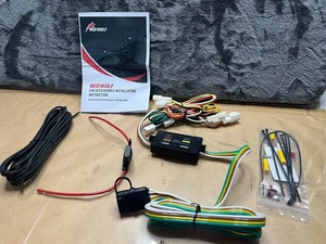 4 Way Flat Trailer Wiring Harness For 2015-2021 Toyota Sienna Red Wolf 0V2144P - Picture 1 of 5