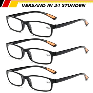 3x Packs Lesebrille bruchsicher +1.0 +1.5 2.0 2.5 3.0 +4.0 moderne Damen Herren - Bild 1 von 19