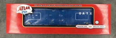 Coche de caja Atlas Master 20007269 escala HO Gunderson 7550 DD GATX LRS #141100 Foto 1 de 3
