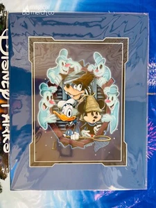 2022 Disney Parks Chris Uminga Lonesome Ghosts Mickey Donald Goofy Matted Print - Picture 1 of 1