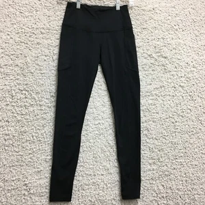 Victorias Secret Sport Leggings Extra Small Adult Black Knockout Pull On Womens - Picture 1 of 8