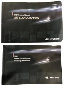 2012 Hyundai Sonata Owners Manual GUIDE BOOK SET WITH Case OEM - Picture 1 of 4